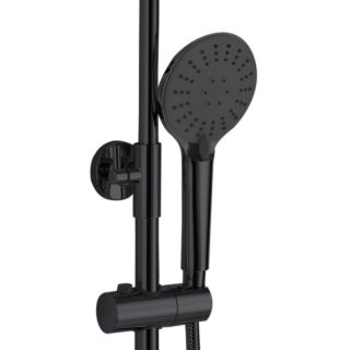 Душевая стойка Haiba HB24814-7 чёрный матовый